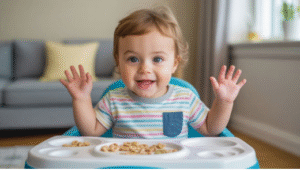 Finger Skills & Feeding: Milestones by 10 Months
