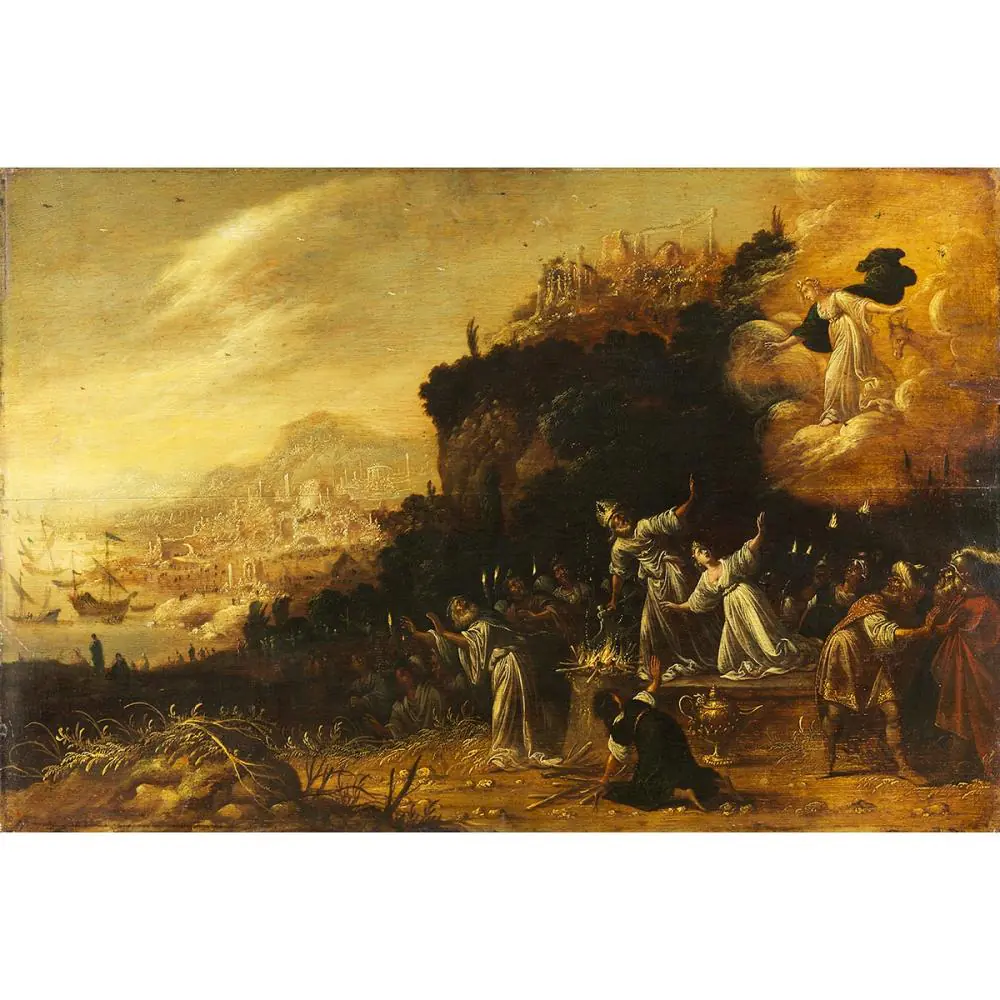 King Ahaz of Judah, whose active idolatry led him to sacrifice his own son