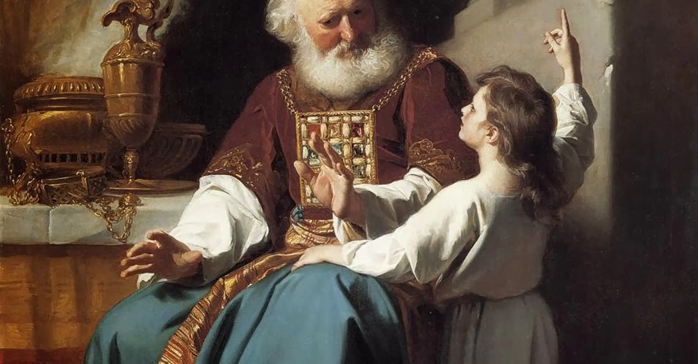 Eli the high priest at Shiloh, whose sons Hophni and Phinehas abused their priestly office