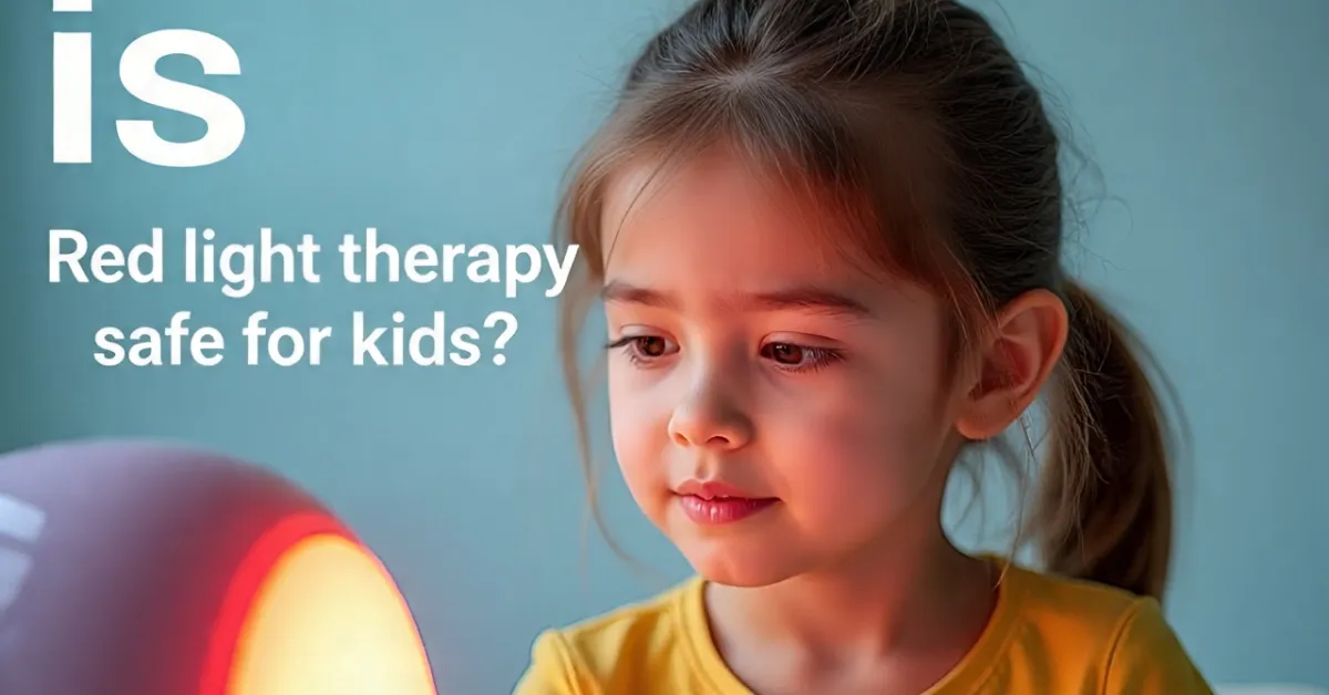 Is Red light therapy safe for kids?