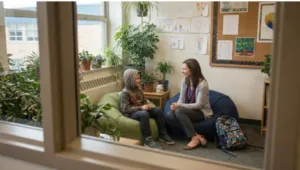 A kid can go to therapy while at school