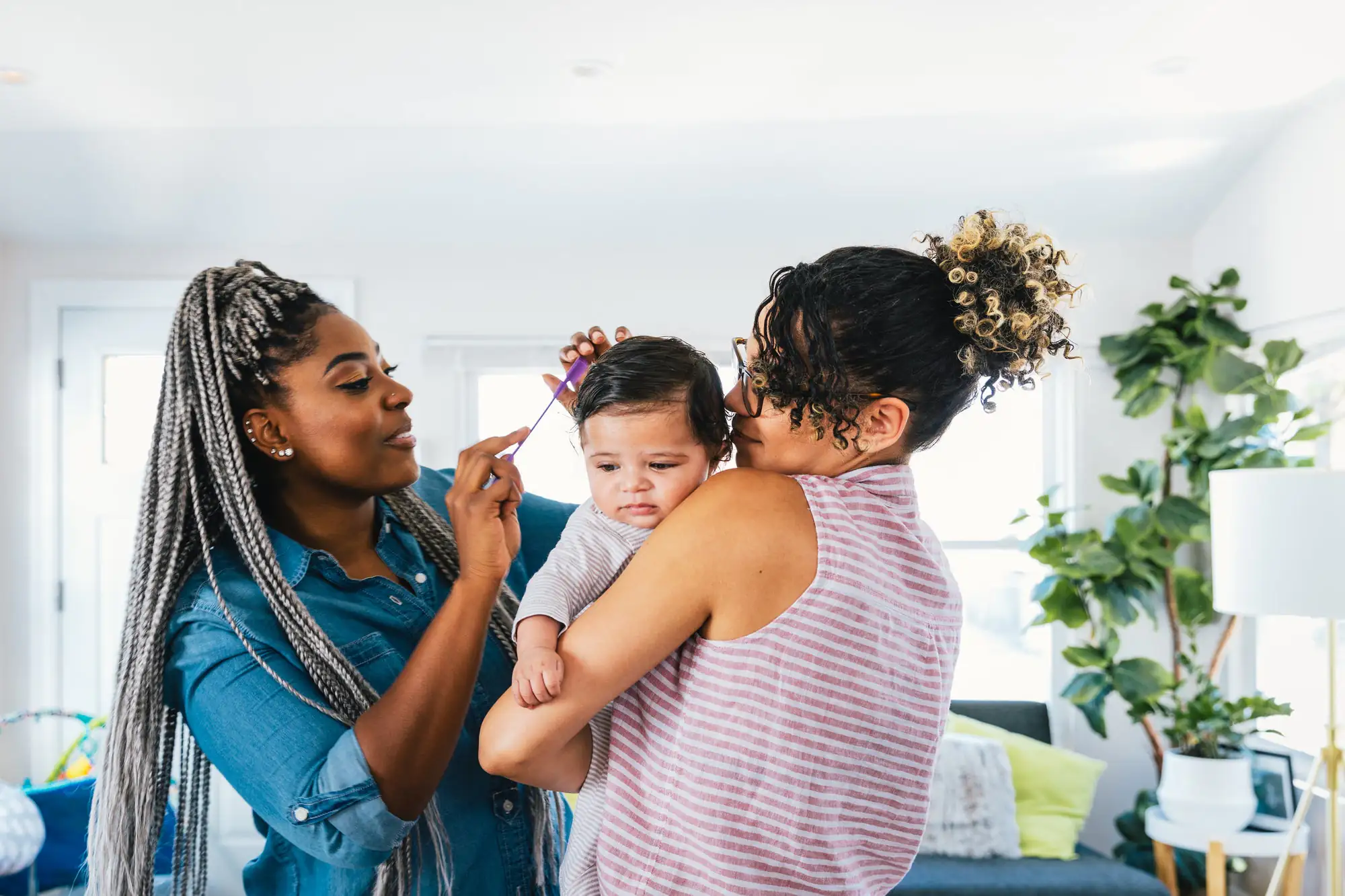 Stepmother and child sharing a quiet moment, representing poems for non-traditional motherhood