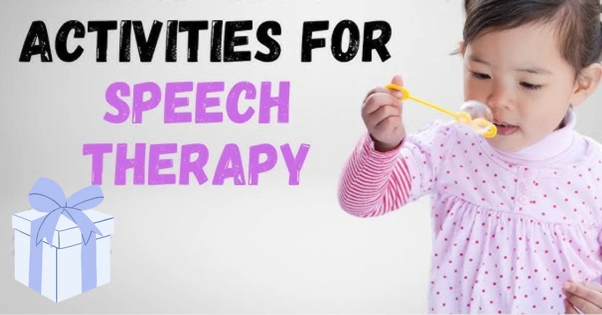 speech delay activities